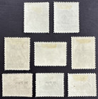 Turkey 1955 Sc  Ra181-ra187c Lot Of 8 Mh Og Red Crescent Postal Tax Stamps
