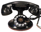 Western Electric Telephone F1 Rotary Dial Cradle Handset Cord 1929 Antique