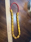 Vintage Butterscotch Yellow Bakelite Prayer Beads 90 7 Grams