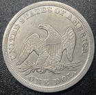 1847 Seated Liberty Silver Dollar  1 Nice Type Coin