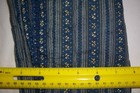 Recovered Authentic Antique 1800 s Cotton Quilt Dress Doll Fabric Cadet Blue