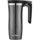 Contigo 16 Oz  Autoseal Insulated Stainless Handled Travel Mug - Gunmetal