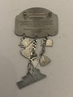 Vintage 1896-1996 Utah Centennial Souvenir Metal Pinback Brooch