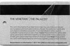 Venetian Casino - Las Vegas  Nv - 10b Issue Slot Card  See Issue Details