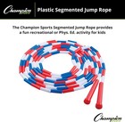 Champion Sports Plastic Segmented Jump Rope For Fitness Training