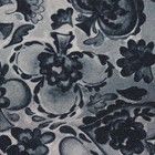Eton Nwt 100  Silk Pocket Square In Shades Of Gray Floral Print Made In Italy