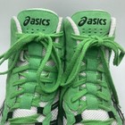 Asics Cael V5 0 Wrestling Shoes Mens Size 13 Green Athletic Sneaker Mid Top Mint