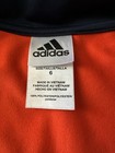 Adidas Track Jacket Boys Youth Size 6 Orange Soccer Sports Outdoors Active