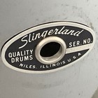 Vintage Slingerland 5x14 Chrome Steel Snare Drum For Drum Set Serial No  248470