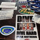 Vintage  no Fear  Sticker decals Lot Of 40  Nos Collection