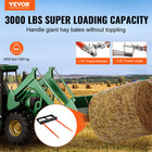 Vevor 49  Hay Spear Bale Spear Skid Steer Loader Tractor Bucket Attachment