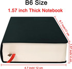 Thick Lined Journal Notebook 720 Pages Leather Journals For Writing B6 Soft Cove