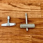 Vintage Ludwig Drum Tuning Key And Rail Consolette Hex Wrench Set