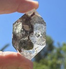 A157 Natural Clear Quartz Double Terminated Point W inclusions 1 6oz   2 
