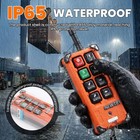 8 Buttons Wireless Crane Remote Control 12v Industrial Channel Electric Lift Hoi