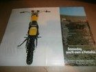 Original 1976 Yamaha Motorcycle Sales Brochure Yz125
