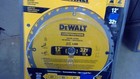 Two Dewalt 12 In  32-teeth Carbide Saw Blade Dw3123 Construction General Purpose