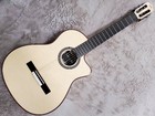 Electric Classical Acoustic Guitar Cordoba Fusion Series 12 White Sands Elegant