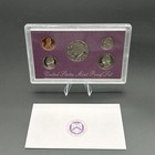 1989 S Proof Set In Original Box Us Mint With Coa  5 Coin Set 