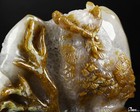 7 7  Agate Hand Carved Crystal Owl Sculpture  Crystal Healing