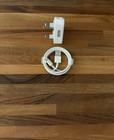 Genuine Apple 5w Usb Charger Adapter Plug Lightning Cable Uk Iphone Ipad  A2128