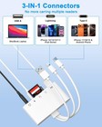 4-in-1 Otg Memory Card Reader For Iphone With Micro Sd Support Iphone Sd Card