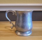 Lot Of 2 Vintage Wilton Armetale Pewter Tankard 16 Oz Beer Mugs 