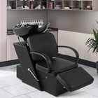 Barber Backwash Shampoo Chair Ceramic Bowl Sink Salon Beauty Spa Stylist Station
