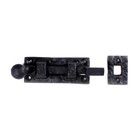 Black Door Bolt Lock Wrought Iron Slide Bolt Offset Bolt Lock Renovators Supply
