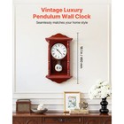 Grandfather Clock Vintage Pendulum Wall Clock 18 In With Quartz Movement