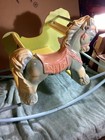 Vintage 1950s Wonder Horse Shoo-fly Childs Riding Bouncing Rocking Spring Horse