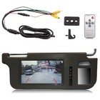 7  Car Lcd Rear View Mirror Screen Monitor Left right Dvd vcd gps tv Sun Visor