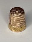 Vintage 14k Gold Thimble Simons Bros Co Size 9 Estate Find 4 2 Grams  read melt 