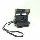 Vintage Polaroid Onestep Flash 600 Type Instant Film Camera With Strap - Tested