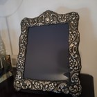 Large Vintage R  Carrs Sheffield Sterling Silver Repousse Rococo Picture Frame