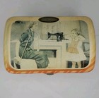 Singer Sewing Machine Collectible Tin Box Vintage Button Box
