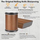 Rolling Knife Sharpener 15     20   Degree Magnetic Holder Diamond Sharpening Kit