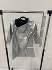 Silver Trench Coat W  Belt Kids Size 9 Brand New In Package