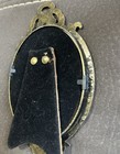 Vintage Ornate Oval Picture Frame     Victorian Style Metal Frame