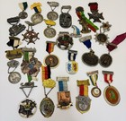 Huge Lot 30  Vintage German Volksmarch Wandertag Medals 1970s-80s Rare Items