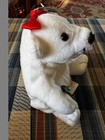 Vintage 1997   Coca Cola Bean Bag Plush   Polar Bear With Red Headband