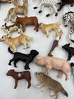 Schleich Animals Figures Lot Of 33 Total Pieces Horses  Elephant  Rhino  Dogs
