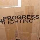 Progress Lighting 1-light Ribbed Glass Craftsman Outdoor Post Lantern Light