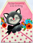 7 Vtg Lot Mcm Greeting Cards Kittens Hallmark ambassador   Scrapbooking crafting