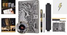 Dragon Leather Journal A5 Vintage Travel Notebook Pen Sleeve 3d Embossed Diary