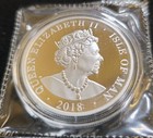 2018 Isle Of Man Elizabeth Ii One Noble 1 Ounce  999 Silver Bullion Coin W  Coa