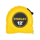 New Durable Stanley Tape Measure 12ft X 1 2in Yellow Case Non-slip Grip