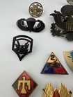 Vintage Military Pin Lot Di Dui Badge Emblem Preowned-multi Era