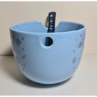 Disney Lilo   Stitch Ceramic Ramen Bowl 20 Oz With Spoon Blue Silver Buffalo