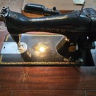 Vtg Singer 15-91 Heavy Duty Sewing Machine   Lots Of Extras - Works